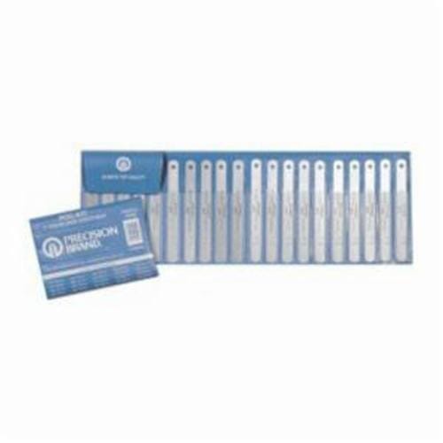Precision Brand® 19G20 Feeler Gage Assortment, 5 in L x 1/2 in W, 20 Pieces, C1095 Spring Steel